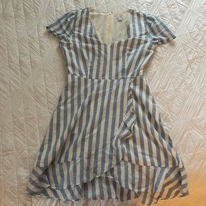 J. Crew Pinstriped Dress